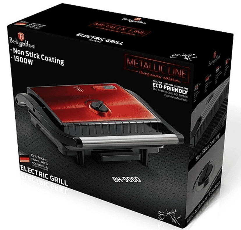 El. kontaktní gril BerlingerHaus 24x19 cm