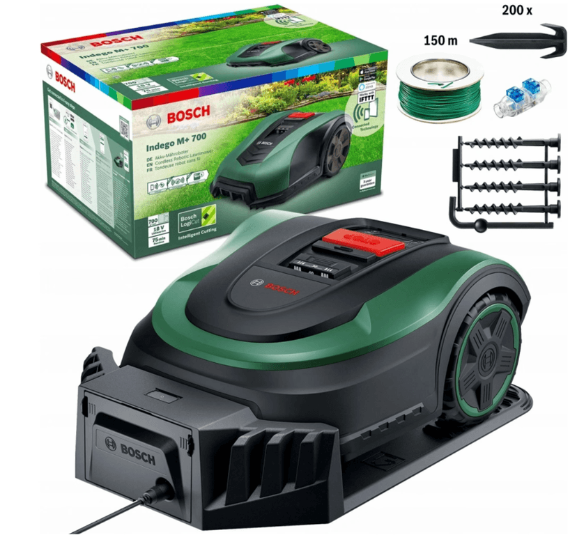 Robotická sekačka Bosch M+, 700 m2