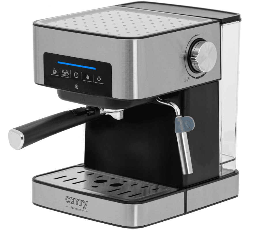 Pákový kávovar Camry, 15 bar, mletá káva
