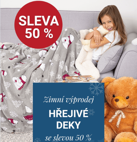 Sleva 50% na kategorii Deky