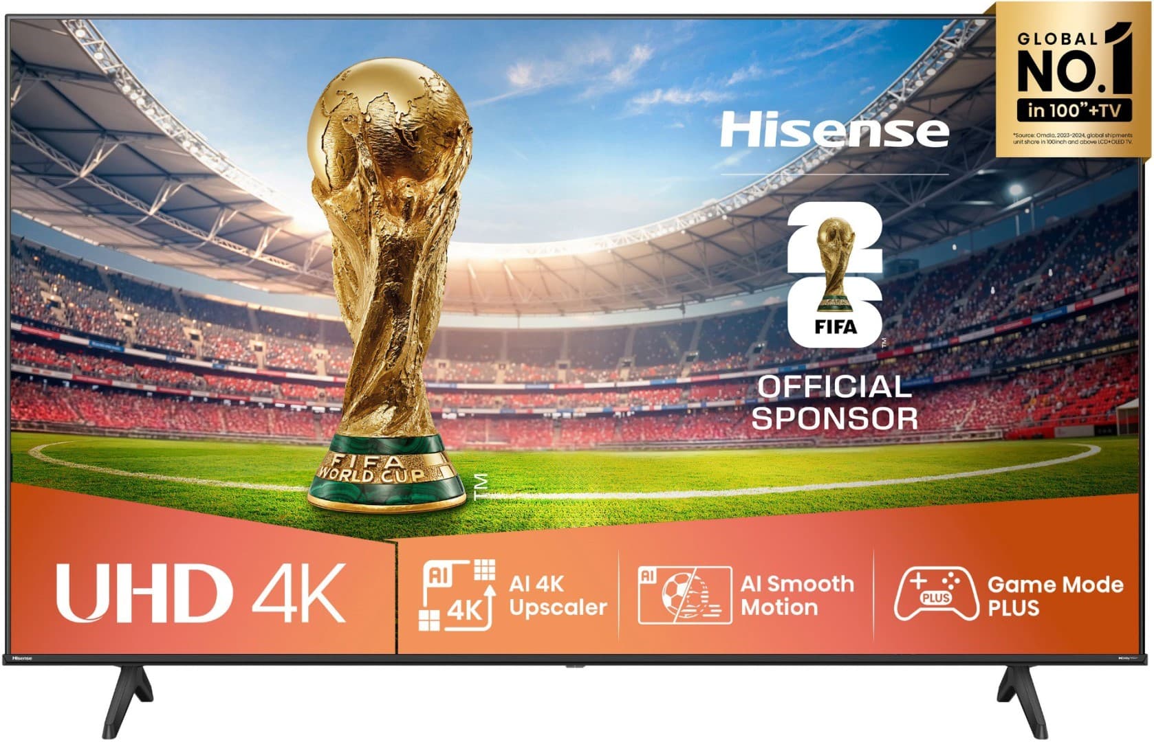 4K Smart TV, 189 cm, Hisense