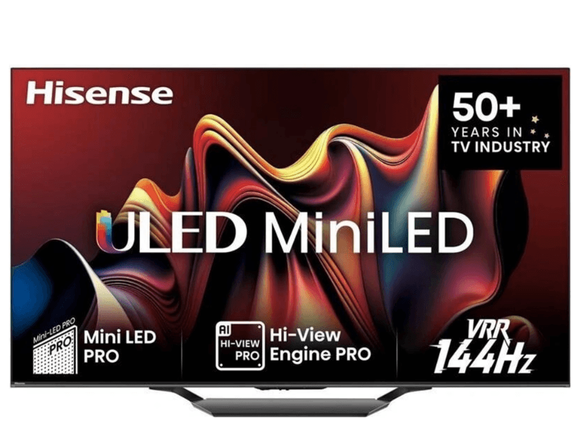 4K QLED 144Hz, Atmos, 215 cm, Hisense