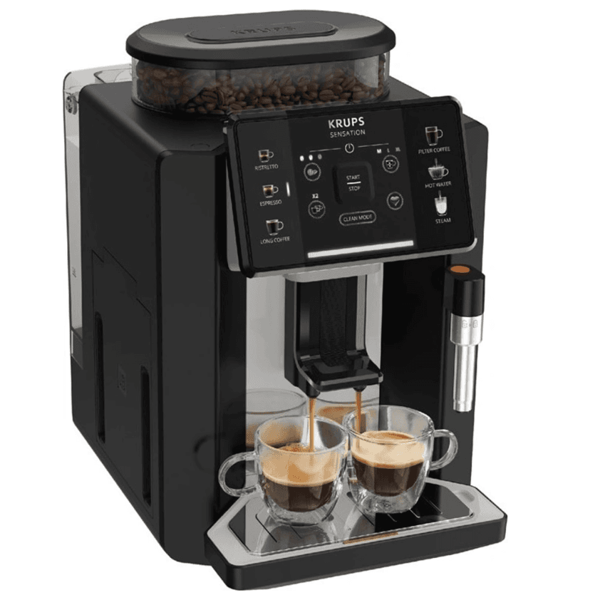 Automatické espresso Krups , 15 bar, mlýnek, dotyk