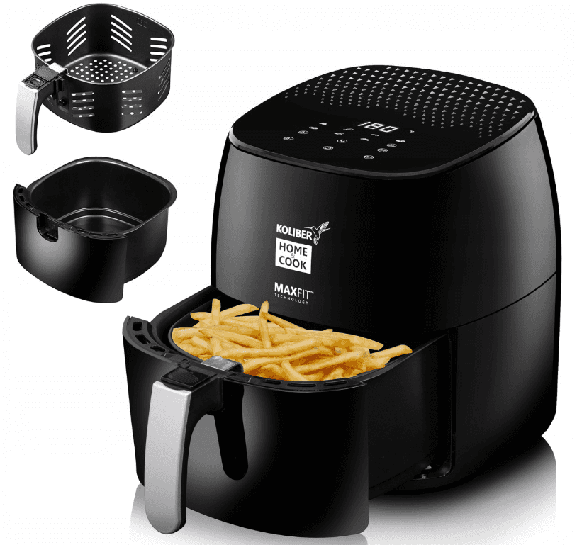 Horkovzdušná fritéza Koriber, 4,5 l., 8 prg