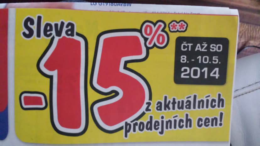 Sleva 15% na vše v Jena nábytek