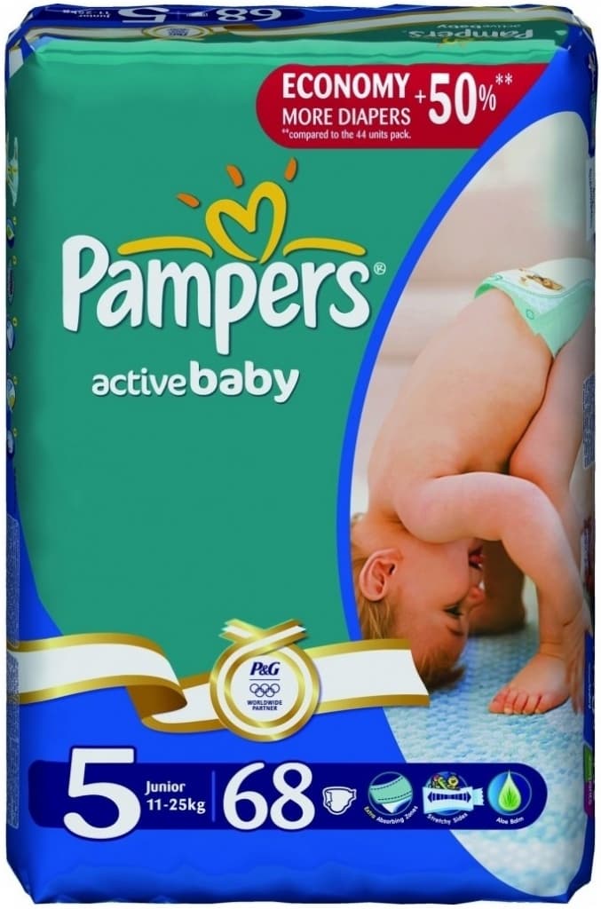 Pampers - giant pack nejlevněji na trhu