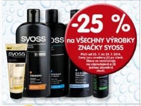 SYOSS 25% sleva na všechny výrobky