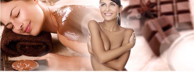 Čokoládový zábal + báječná masáž a peeling