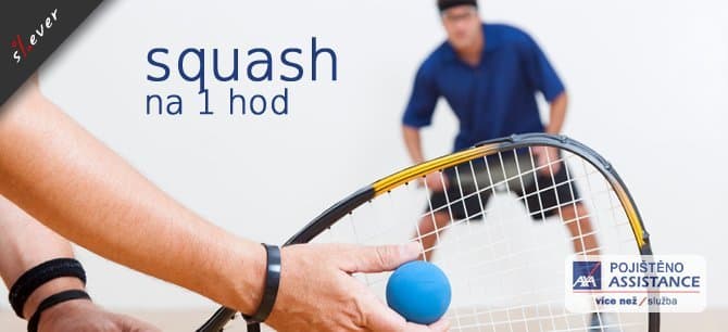 Hodina squashe ve SportPalace Doubravka 