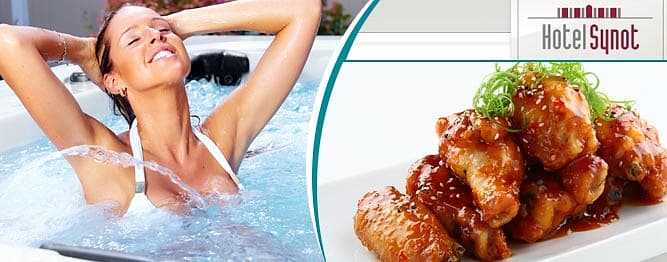 Staré Město 1 hod. ve wellness + 1/2 kila křídélek