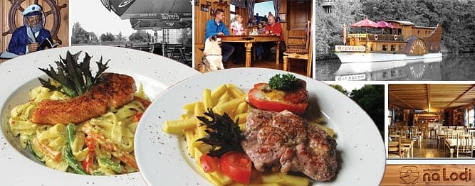 Výběr ze dvou variant pokrmů v restauraci Na Lodi!