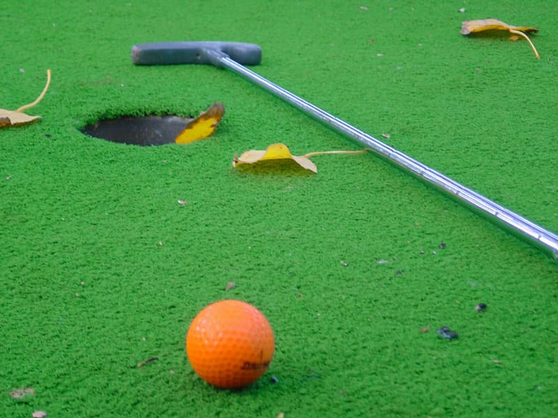 Nový minigolf celodenní vstupné