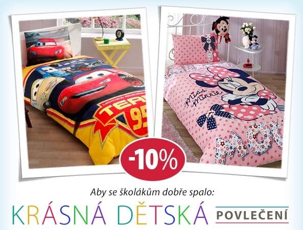 Bonatex.cz - sleva 10% na dětská povlečení