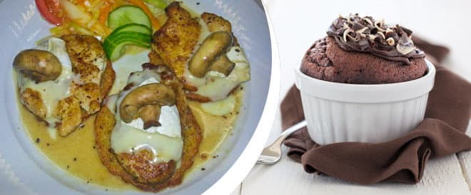 2× dobřanské dukáty na bramboráčcích a muffinky