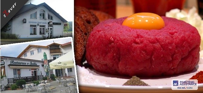 150 gramů hovězího tataráku a 6 křupavých topinek