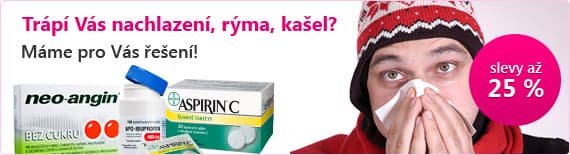 Pilulka.cz - chřipka, nachlazení, kašel 25% sleva