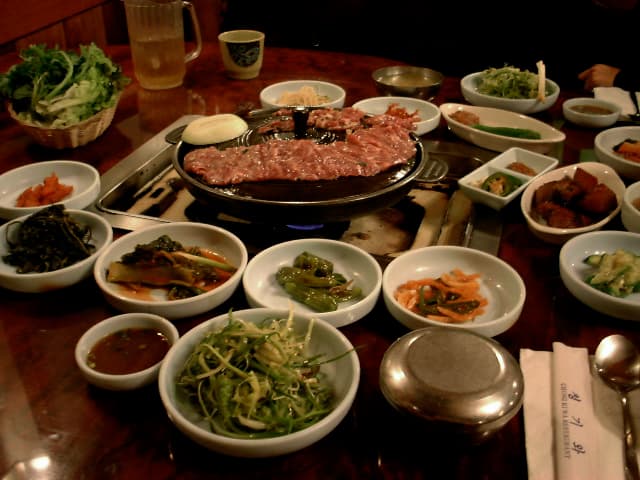 4chodové korejské menu pro dva