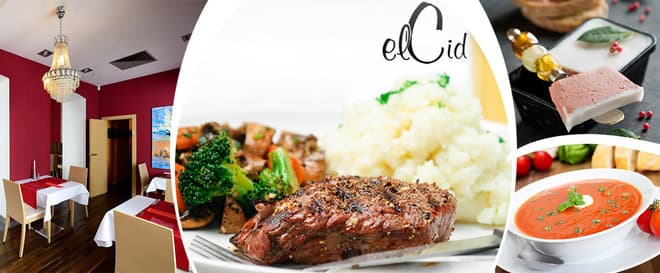 Skvělé 3chodové menu v El Cid La Provence pro dva