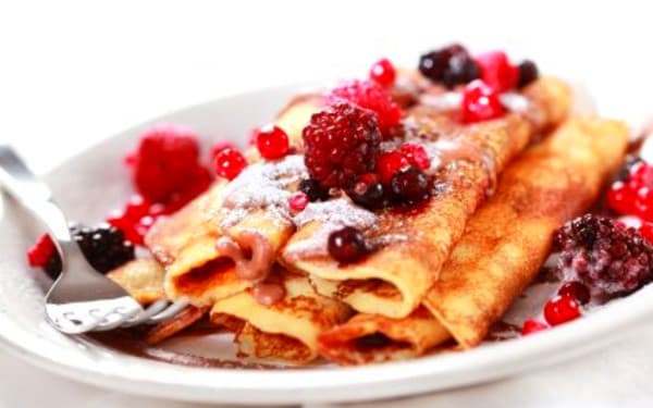 2× palačinka a 2x nápoj v crêperii U Kajetána