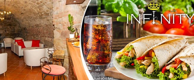2 velké Dürum kebaby a 2 Coca-coly