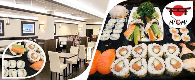 Lahodný sushi set mnoha chutí pro dva