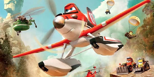 2 lístky na 3D dopolední projekci filmu Letadla 2