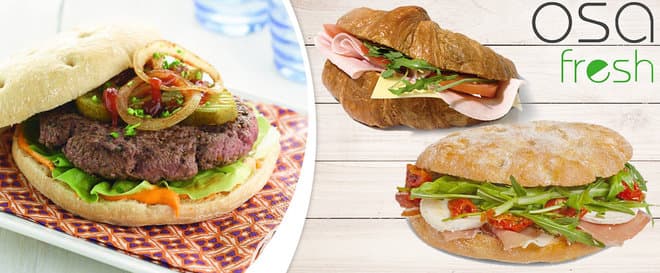 Flaguette nebo croissanty a káva dle výběru