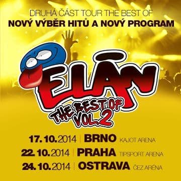 Lístky na koncert Elánu 1+1 zdarma