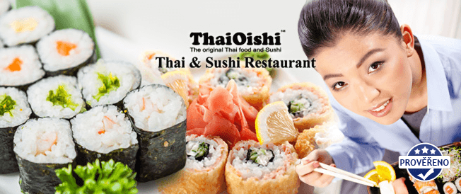 30 ks SUSHI v restauraci THAI OISHI