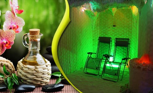 Masáž dle výběru + relax v solné jeskyni
