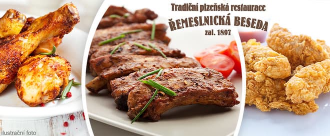 Masová hostina v restauraci Řemeslnická beseda