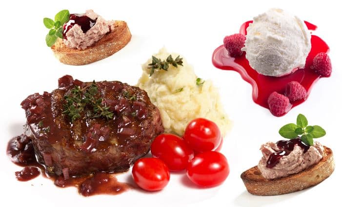 Báječné tříchodové menu pro 2 osoby