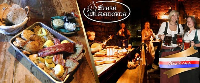 Pekáček plný dobrot ve staročeské krčmě