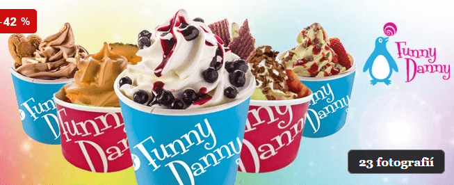 200 g oblíbeného frozen yogurtu