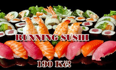 RUNNING SUSHI "sněz co sníš"