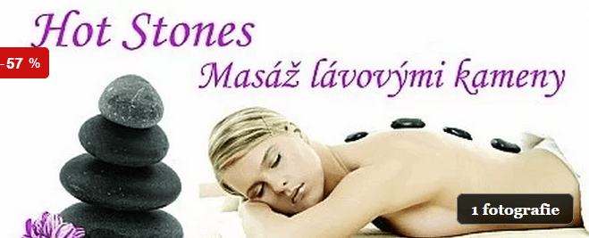 Hot stones - masáž lávovými kameny v délce 90 min