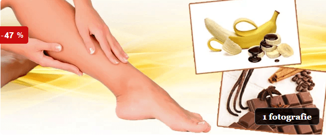 Spa pedikúra "Horký banán v čokoládě"