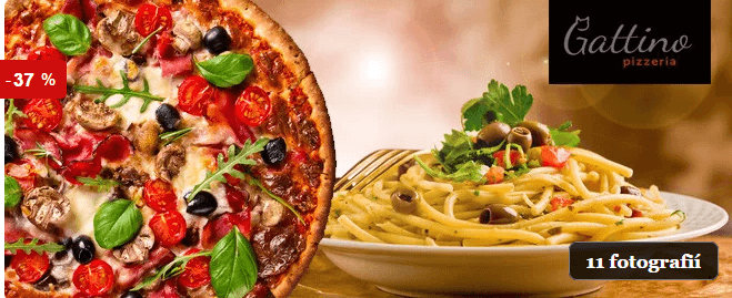 Italská pizza nebo špagety z Pizzerie Gattino