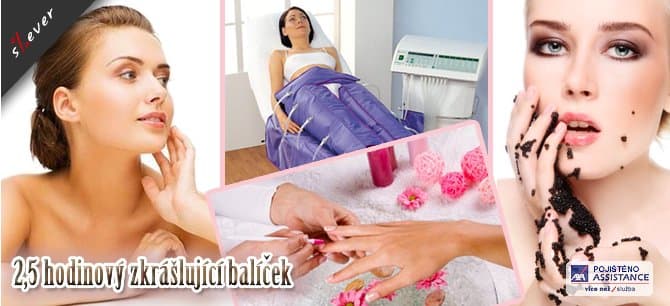 Nabitý 2,5 hodinový zkrášlující balíček