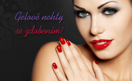 Modeláž gelových nehtů včetně zdobení