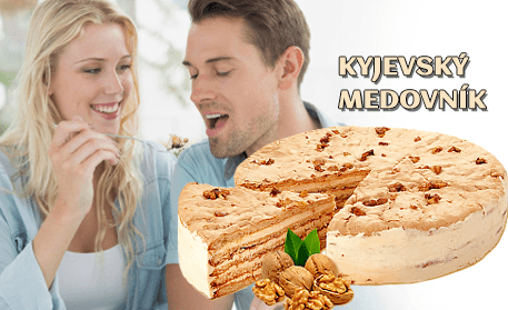 Vynikající medovník - 1500g kyjevský medový dort