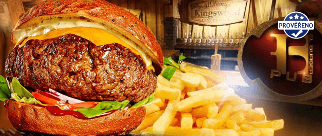 1kg hovězí burger + 500g hranolky