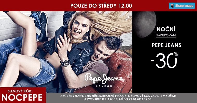 30% sleva na značku Pepe Jeans - Answear