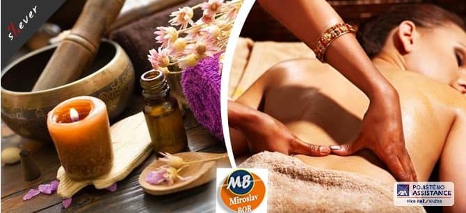 Wellness relaxační masáže na 60 nebo 90 min