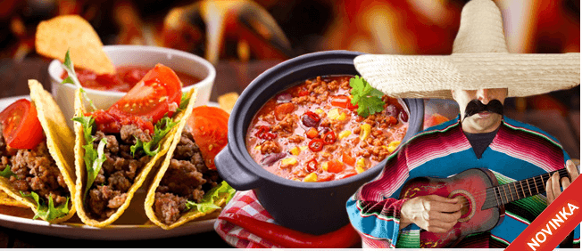 Luxusní mexické degustační menu pro 2