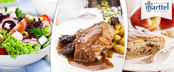 Degustační menu pro dva v restauraci Slávia