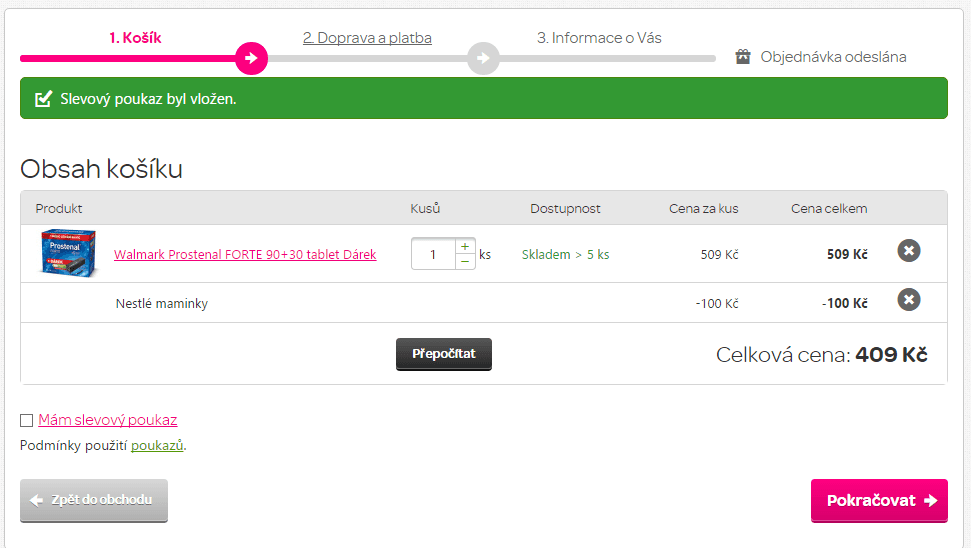 Prostenal Forte 120 tobolek nejlevněji + dárek