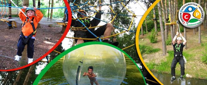 Adrenalin v lanovém parku a lanovkovém světě