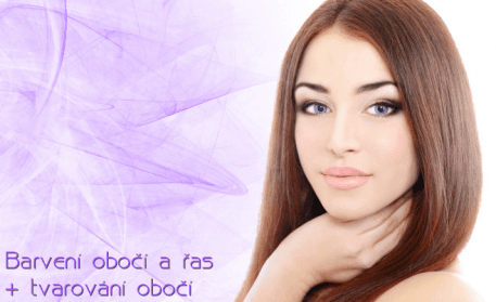 BARVENÍ OBOČÍ A ŘAS včetně úpravy a modelace obočí