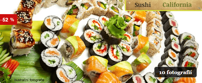 Čtyři bohatá sushi menu